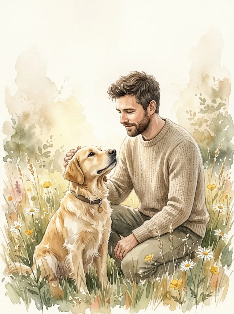 Андрей Даровских — кинолог с золотистым ретривером